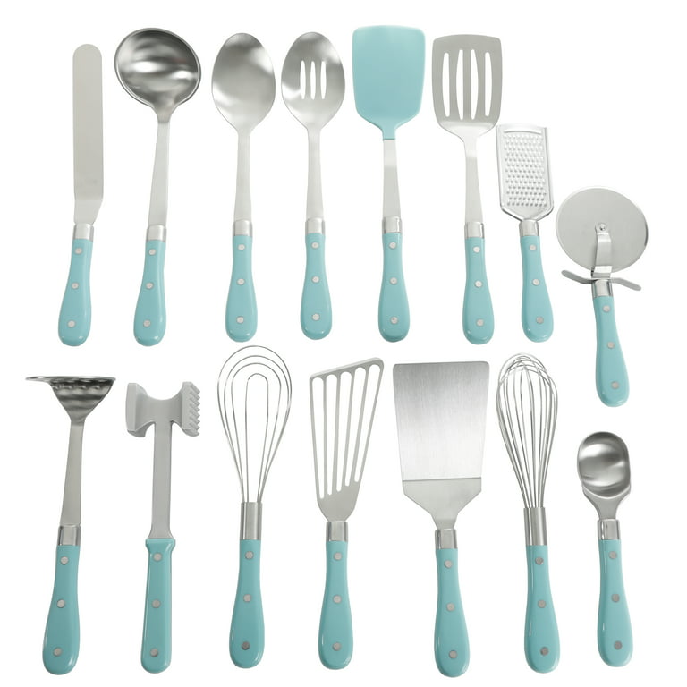 Lollaland 5-Piece Toddler Utensil Set Turquoise