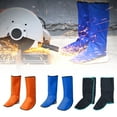 thumbnail image 2 of Professional Welder Shoe Cover Welding Spats Welding Shoe Protectors Heat Abrasion Resistant Welders Feet Covers, 2 of 9