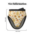 thumbnail image 4 of Honey Honeycomb Oven Mitts Heat Resistant - Soft Lining Silicone Mini Oven Mitts with HangingLoop, Kitchen Oven Gloves Heat Resistant 500℉ for Cooking Baking Microwave, 4 of 7
