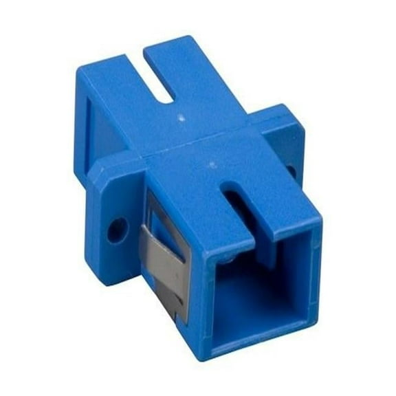 Sanoxy SNX-CBLR-FB204-2121 Multimode SC&SC Simplex Fiber Optic Adapter, Plastic Body - Blue - Pack of 5