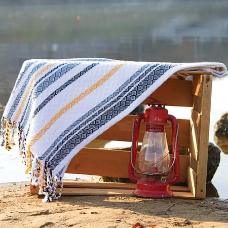VHC Brands Seapoint Woven Throw
