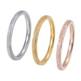 thumbnail image 5 of Anillo de acero inoxidable de titanio y acero para mujer, anillo de lujo ligero de alta gama que combina con todo para niñas y mujeres, 5 of 5