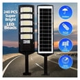 thumbnail image 3 of Solar Light Commercial LED Outdoor Dusk To Dawn Solar Street Light Road Area Lamp Waterproof Backyard Security Lighting, 3 of 6