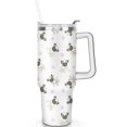 thumbnail image 2 of 40oz Dog Mom Tumbler - Leakproof Travel Coffee Mug with Handle - Cute Puppy Gift for Women Who Love Dogs - Double Wall Stainless, 2 of 7