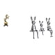 thumbnail image 1 of Figura De Resina Moderna De Caballo Y Conejo, Adorno Artesanal, Escultura Decorativa Para Centro De Mesa, Estante, Escritorio, Mesa, Sala De Estar, Oficina, Armario, Estantería, Decoración, 1 of 8