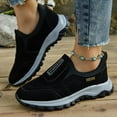 thumbnail image 6 of Xiaoxatg Women's Casual Shoes Large Size Outdoor Walking On Soft Soled Stylish Footwear Designed for All Seasons 8.5 Black, 6 of 7
