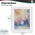 thumbnail image 4 of Stupell Industries Contemporary Watercolor Ghost on Swing White Framed Print Under Glass, 13 x 16, by The Prints Vibe, 4 of 8