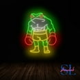 thumbnail image 4 of Shinelab Muscled Boxing Frog Neon Sign, Boxing Frog Led Sign, Strong Muscular Frog Wall Art, Boxing Gym Decor 800, 4 of 5