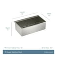 thumbnail image 3 of Moen Gs181020bux 1800 Series 32" Undermount Single Basin Stainless Steel Kitchen Sink -, 3 of 7