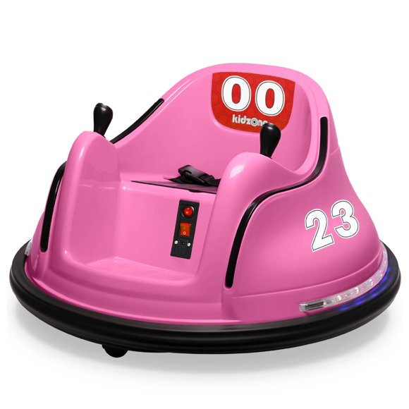 Kidzone 6V Electric Ride On Bumper Car for Kids &amp; Toddlers 1.5-6 Years Old