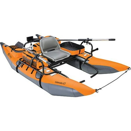 Colorado XT 9ft High-Capacity Pontoon Boat in Pumpkin and 