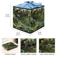 thumbnail image 3 of Map section Collapsible Cube Organizer Storage Bin with Handle, 10.8"x10.5"x10.6", Large Capacity for Clothes Storage, 3 of 6