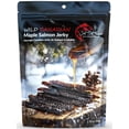 thumbnail image 1 of Wild Canadian Smoked Salmon Jerky 2 Pack – Premium Wild-Caught Salmon, Naturally Smoked, High-Protein Snack, Ready-to-Eat, Shelf Stable – Gourmet Healthy Snack Made in Canada (Maple), 1 of 4