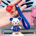 thumbnail image 2 of Key Chain Cute Cartoon Mouse Keyring Purse Pendant Bag Charm for Women and Men, 2 of 7