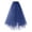 Navy, variant on Women's Solid Color Tutu Skirt, High Waist A Line Midi Tulle Skirt with Elastic Waistband, Fluffy Layered Mesh Party Skirt for Prom, Wedding, Halloween and Daily Wear Yellow M