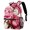 Color4, variant on Peony Backpack Lightweight Bookbag Travel Rucksack Laptop Daypack for Women Men