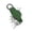 Green, variant on WILLED 2 Pack Airtag Waterproof case with Key Organizer,Compact Key Holder for Apple Airtag,Silicone Keychain for AirTag - Includes Keyring to Attach Car Key Fob