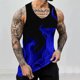 thumbnail image 2 of Camiseta Deportiva de Cuello Redondo de Secado Transpirable para Vestir Casual Y Gimnasio, Camiseta Atlética sin Mangas para el Verano, 2 of 9
