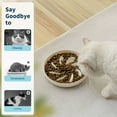 thumbnail image 5 of Slow Feeder Cat Bowl, Non-Slip Raised Cat Food Bowl for Cats, 5 of 8