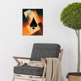 thumbnail image 2 of Ace Of Spades Card Casino Poker Abstract Unframed Wall Art Print Poster Home Decor, 2 of 3