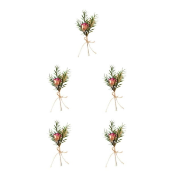 Matsuzay Ramos de flores Toque de elegancia para cualquier ocasión Aspecto realista Flor seca en relieve HS-06