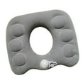 thumbnail image 3 of Almohada inflable tipo Donut, cojín para asiento, cojín para asientos de avión, coches y trenes gris, 3 of 8