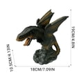 thumbnail image 2 of Lámpara decorativa de dinosaurio para mesita de noche, lámpara de escritorio, luz de noche pequeña para el hogar, interfaz USB, luces nocturnas para el hogar y el jardín., 2 of 6