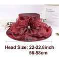 thumbnail image 6 of Women's Church Derby Dress Fascinator Bridal Cap British Tea Party Wedding Hat, 6 of 6