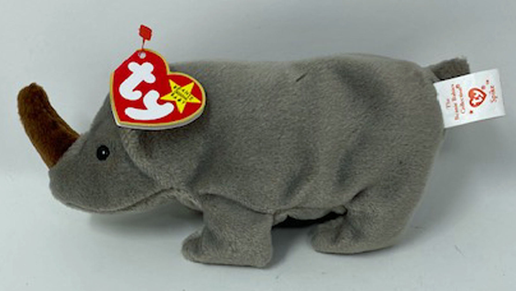 TY Spike The Rhinoceros Beanie Baby Retired Plush