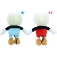 thumbnail image 2 of Peluche de Cuphead y Mugman de 9,8 pulgadas, peluche suave de Adventure Mecup y Brocup, 2 of 5