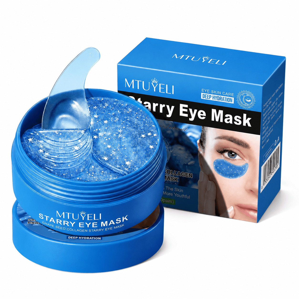 Under Eye Patches (30 Pairs) - Hyaluronic Acid Eye Masks for Dark Circles Puffy Eyes Undereye Bags - Undereye Brightening, Hydrating, Anti-Wrinkle & Cooling, Skin Care Gift for Her