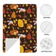 thumbnail image 4 of Car Seat Cover Baby, Autumn Forest Small Animals Lazy Baby Car Seat Cover for Baby Boys Girls Newborn , Infant Car Seat Canopy Cover Nursing Breastfeeding Cover Warm Blanket, 4 of 7