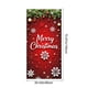thumbnail image 3 of Adorno navideño de bolas multicolor para puerta, pancarta roja y verde de 89 x 180 cm, regalo sorpresa de Navidad, mantel colgante, guirnalda de pino para puerta de entrada, fondo para fotos de porche, 3 of 6