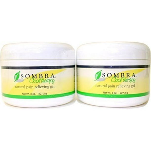Sombra Cool Therapy Natural Pain Relieving Gel 8oz Pack of 2