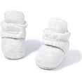 thumbnail image 5 of Newborn Baby Boy Girl Soft Fleece Booties Stay On Infant Slippers Socks Shoe Non Skid Gripper Toddler First Walkers Winter Ankle Crib Shoes, 5 of 6