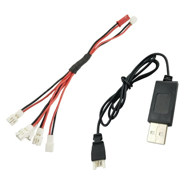 Cable Del Adaptador De Alimentación Del USB De Batería Tripudo RC De Carga CUTICAT Cable de carga 1 a 5