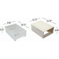 thumbnail image 3 of 18 Quart Plastic Stacking Chest of Drawer, Storage Drawer Box, 3 Packs, 3 of 7