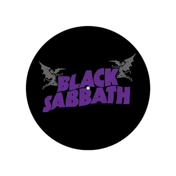 Black Sabbath Cross Logo Turntable Slipmat (Pack of 2)
