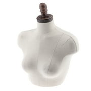 Angle View: Female Half Body Mannequin Torso Bust Top Shirt Dress Form Dummy Model Display