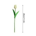 thumbnail image 3 of 10pcs Flash Led Light Tulips Realistic Artificial Flowers For Home Garden Decor, Wedding Gift, 3 of 5