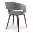 thumbnail image 3 of Simpli Home Lowell Bentwood Dining Chair in Light Grey Linen Look Fabric, 3 of 10