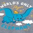 thumbnail image 3 of Disney - Dumbo - The World's Only Flying Elephant - Women's Racerback Tank Top, 3 of 5
