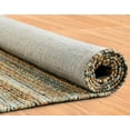 thumbnail image 6 of LR Home Natalie Belle Tan/Blue Braided Farmhouse Jute Blend Area Rug, 5' x 7'9", 6 of 6