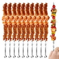 thumbnail image 1 of 10 Uds Palillos para Pinchos de Barbacoa Yeacher Acero Inoxidable 17 Pulgadas, 1 of 8