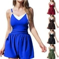 thumbnail image 2 of ShiShine Swim Rompers for Women One Piece Swimsuits Modest Full Coverage Summer Beach Bathing Suits with Pocket, 2 of 6