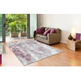 thumbnail image 3 of MDA Rug Imports Petra Collection Abstract Area Rug 5'2'' X 7'5'' - Lilac/Grey, 3 of 7