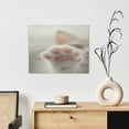 thumbnail image 6 of Susaid Raindrop Kitten Paw Pattern Canvas Wall Decor Poster Framed Artwork Decoration for Bedroom Home Office Ready to Hang,Horizontal, 6 of 6