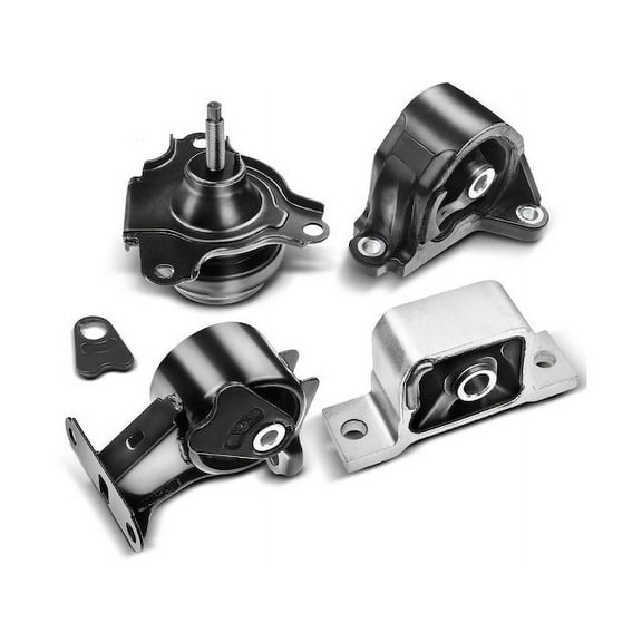 Engine Mount and Transmission Mount Kit 4 - Compatible with 2002 - 2006 Honda CR-V 2.4L 4-Cylinder 2003 2004 2005