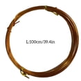 thumbnail image 2 of Craft Wires DIY Handicrafts Braided Thread Good Flexibility silver craft Durable Shiny Jewelry Lines Exquisite Design for Sculpturing Rose Gold, 2 of 5