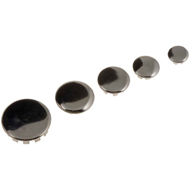 Universal Chrome Plug Button Assortment